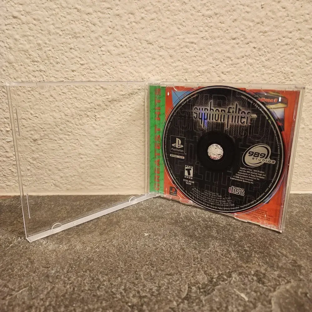 Game - Syphon Filter - PS1 - Sony - 989 Studios